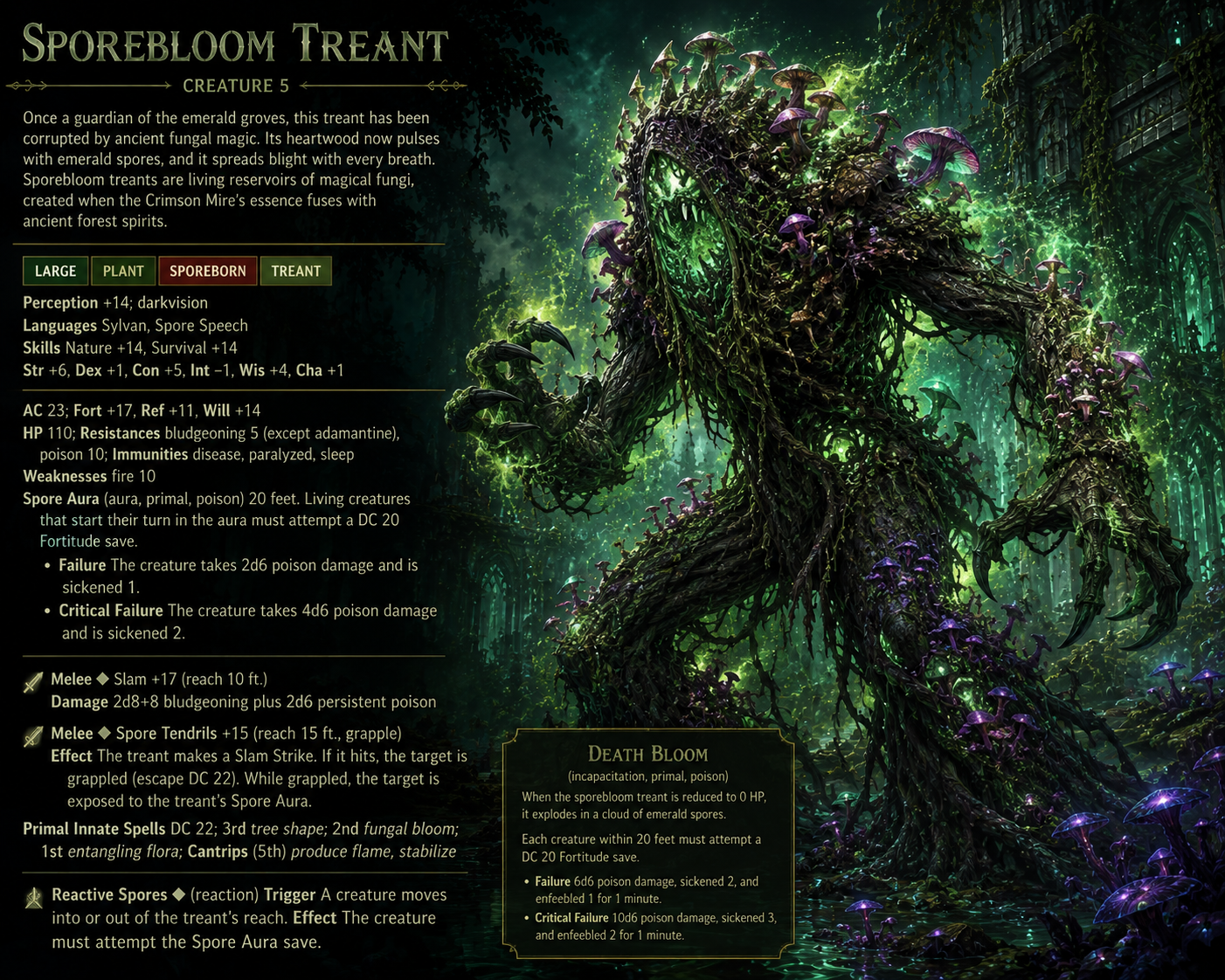 sporebloom treant