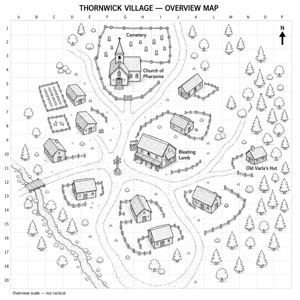 Thornwick Village Map