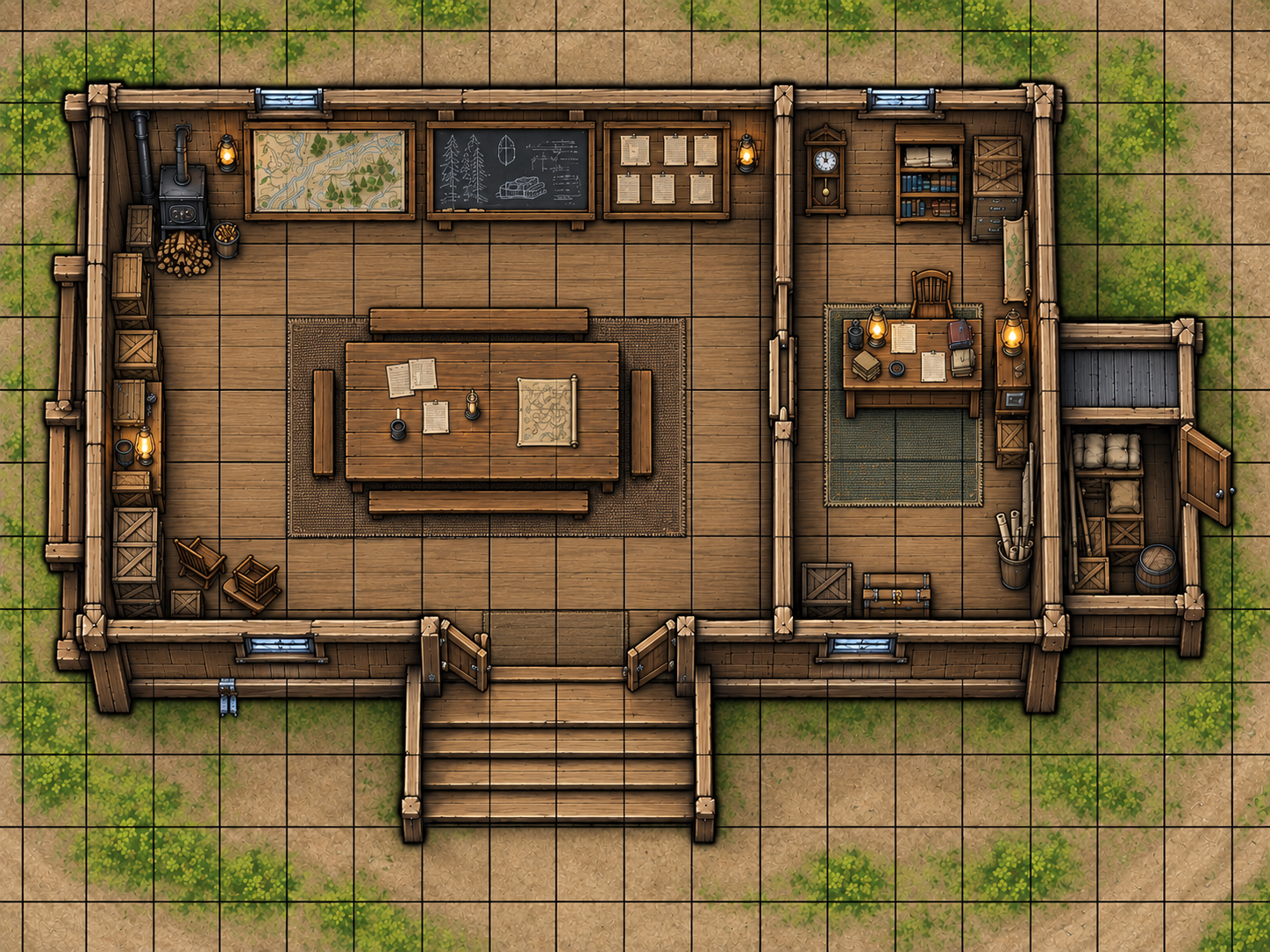 Camp Hall Inside