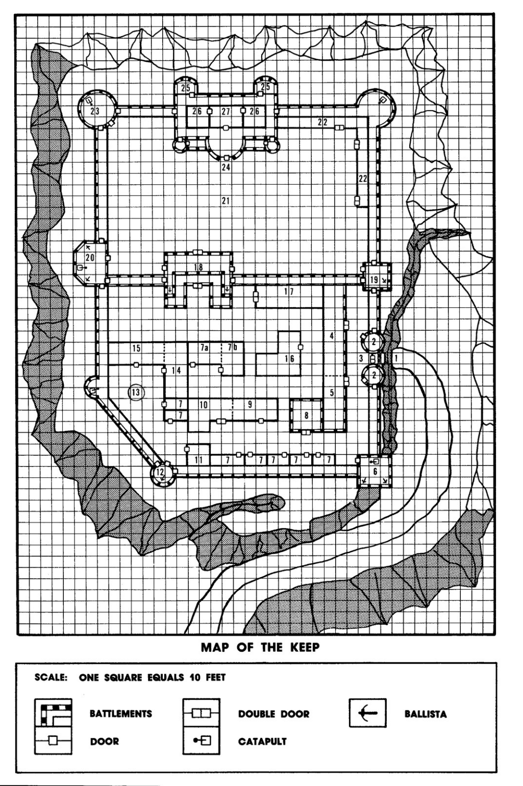 Map of the Keep