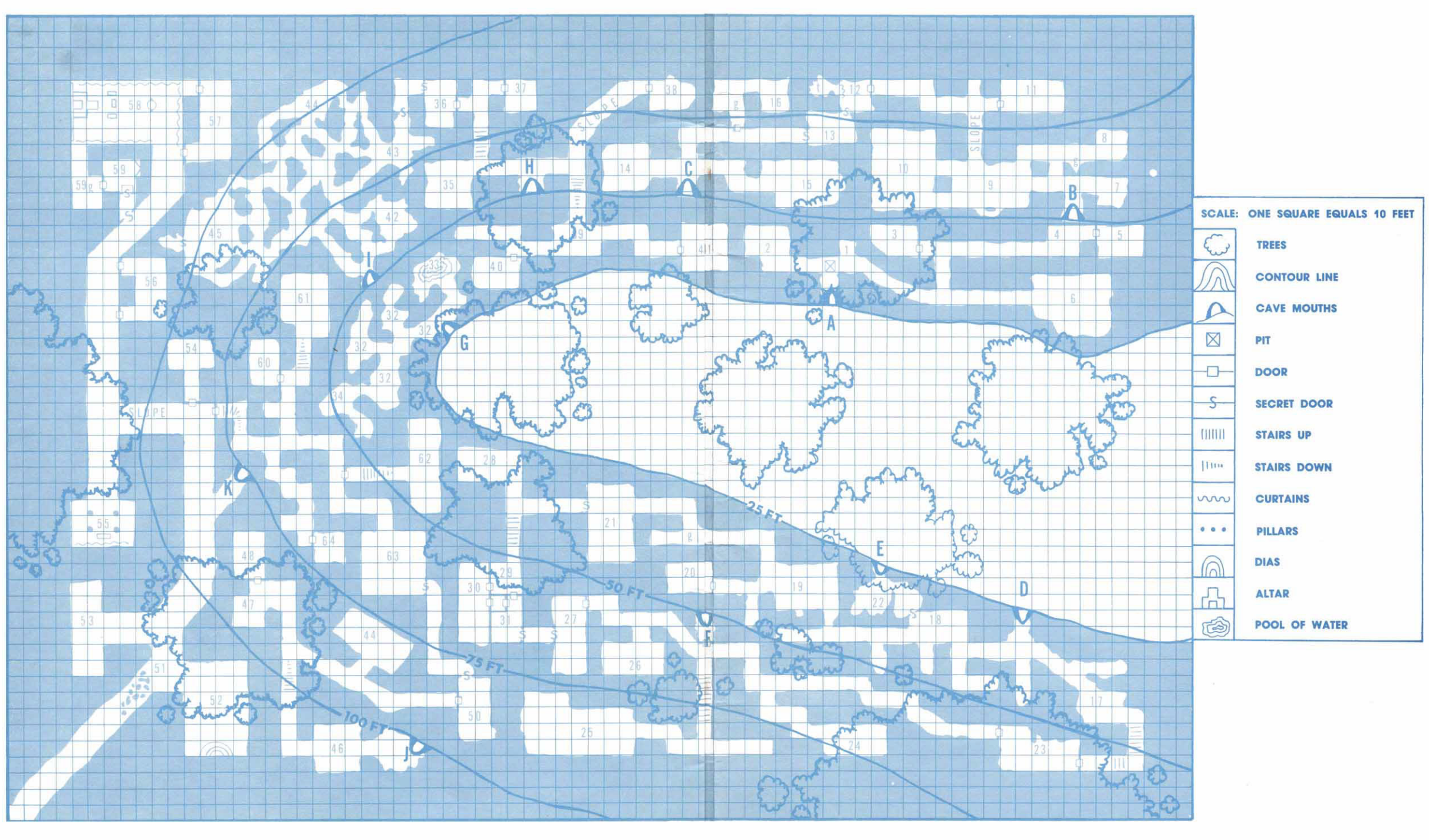 Caves of Chaos — Complete Map
